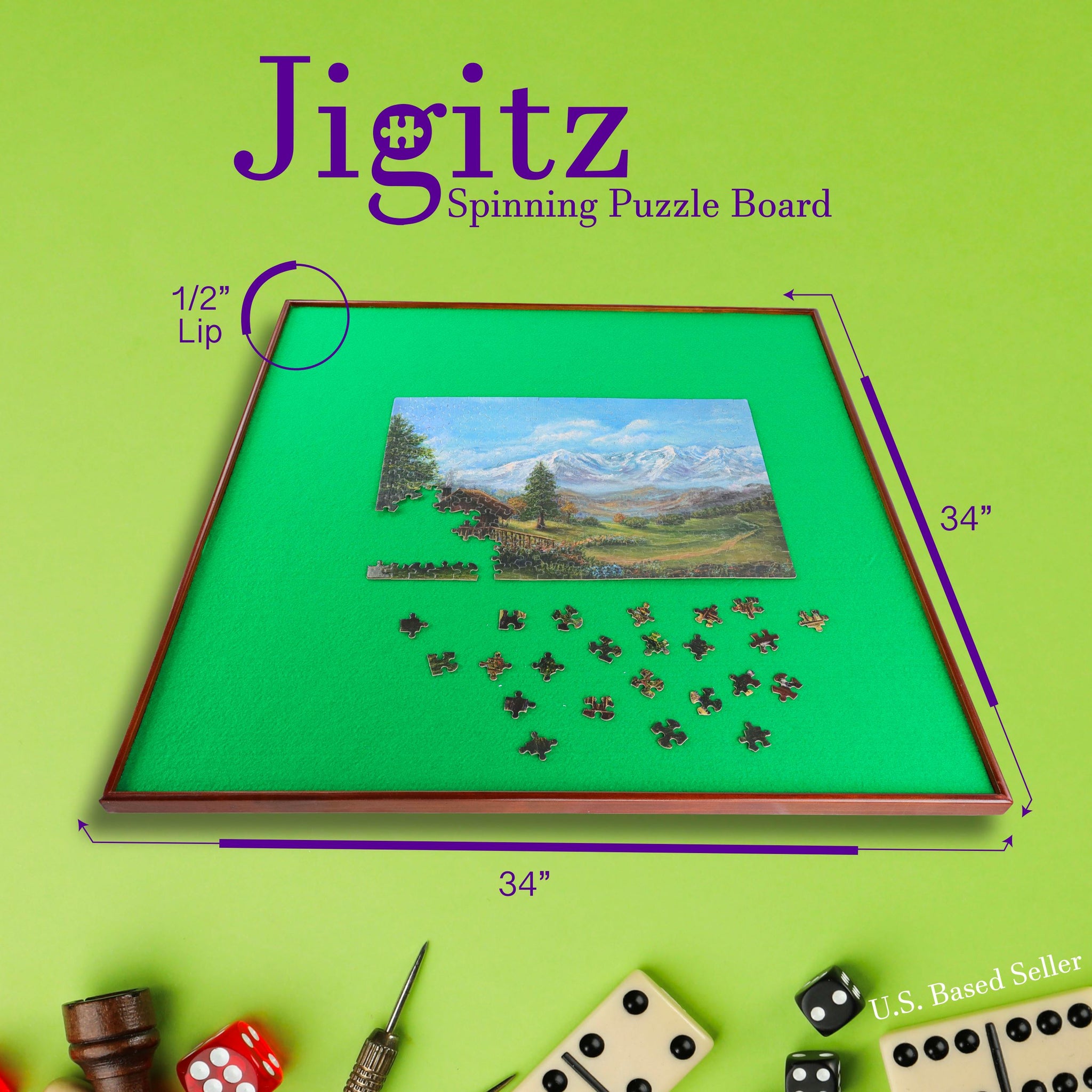 Jigitz Jigsaw Puzzle Boards Tabletop Puzzle Easel - Puzzle Table